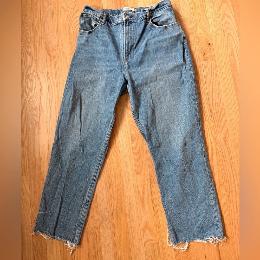 Abercrombie & Fitch Light Blue Straight Jeans